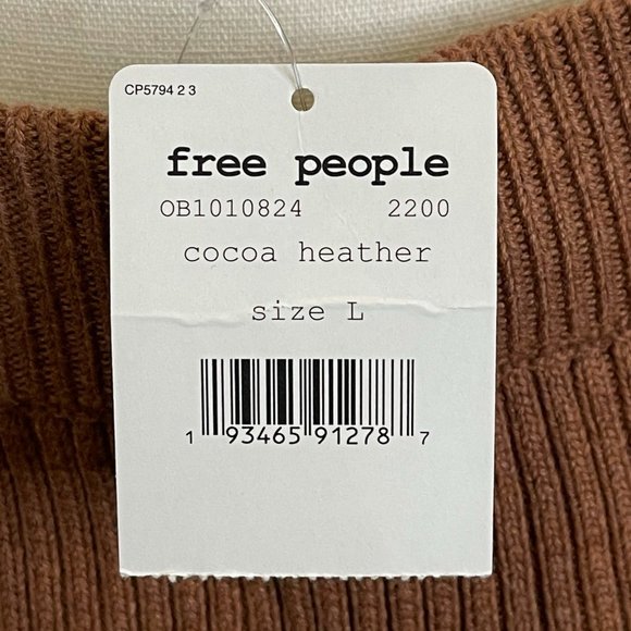 NWT Free People Solid Gold Sweater Skirt L - Picture 5 of 6